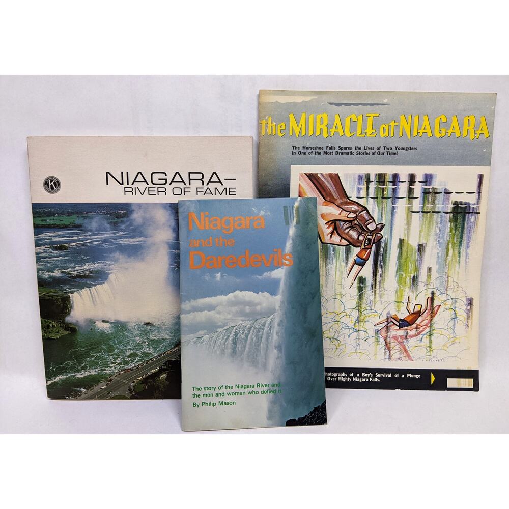 Niagara Falls - Book Lot Daredevils, History, Survivors, Lots of photos History